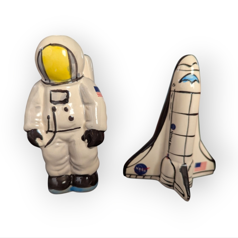 NASA Astronaut Salt and Pepper Shakers